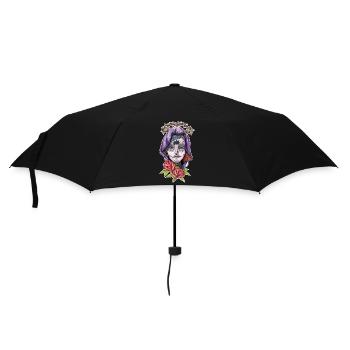 Catrina - Day of the Dead Mexico - Halloween - Umbrella (small) - black - Front