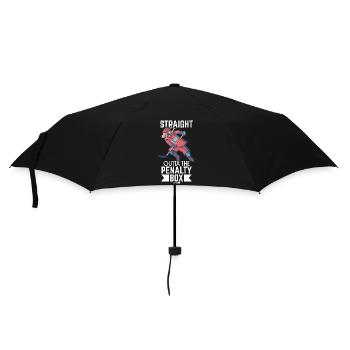 Eishockey - Regenschirm (klein) - Schwarz - Vorne