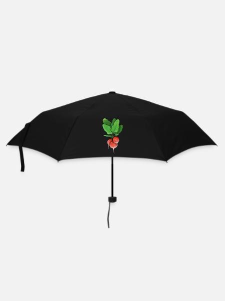 Illustration de radis - Parapluie standard - noir