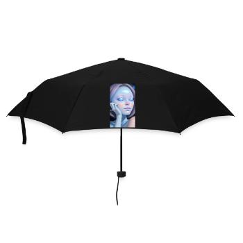 Space Sisters Number 1 - Umbrella (small) - black - Front