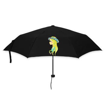 Edeldame7 - Regenschirm (klein) - Schwarz - Vorne