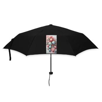 Christmas - Umbrella (small) - black - Front