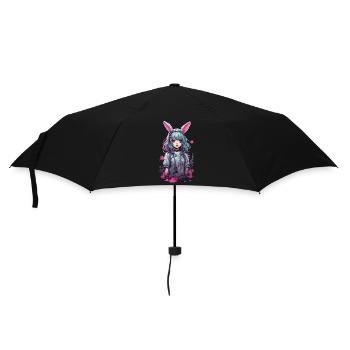 Anime Goth Girl Kawaii Bunny Kemonomimi - Parapluie standard - noir - Devant