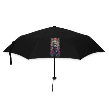 Goth Anime Girl Pastel Occult Underworld - Umbrella (small) - black - Front
