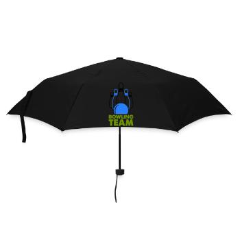 Bowling Team1 - Umbrella (small) - black - Front