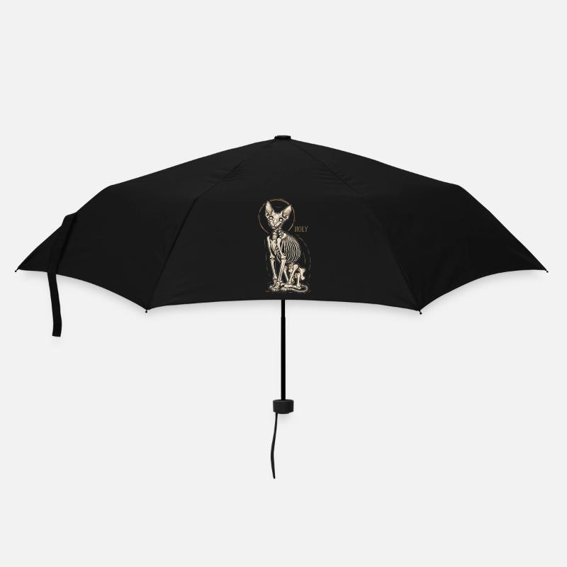 Cat Sphinx Skeleton Tattoo - Umbrella (small) - black