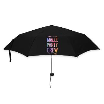 Malle Party Crew Saying - Umbrella (small) - black - Front