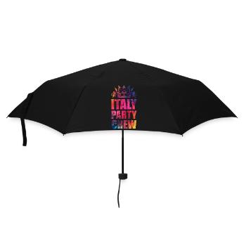 Dicton de l’équipe de fête en Italie - Parapluie standard - noir - Devant