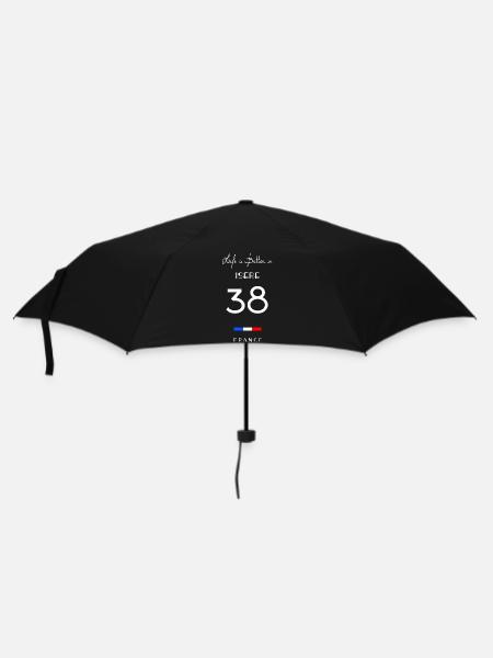 Life is better in ISÈRE Number 38 Rhône Alpes Fran - Parapluie standard - noir