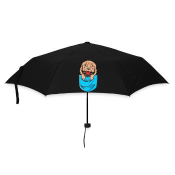 Goldendoodle - Umbrella (small) - black - Front