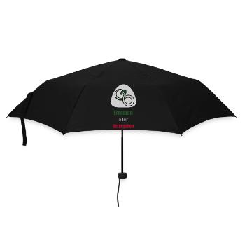 Erneuern oder Untergehen - Regenschirm (klein) - Schwarz - Vorne