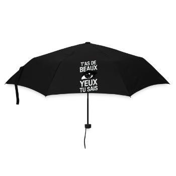 T'as de beaux yeux tu sais - Parapluie standard - noir - Devant