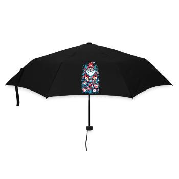 Père Noël - 🎅 - Parapluie standard - noir - Devant