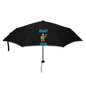 Le patron avait percuté un poisson dans un accident d’animaux sauvages - Parapluie standard - noir - Devant