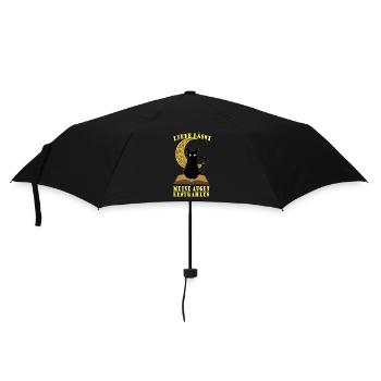 Chat romantique du livre de la lune - Parapluie standard - noir - Devant