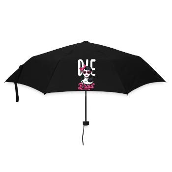 The Bride Bachelor Skirt Vintage Wedding - Umbrella (small) - black - Front
