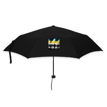 Ukraine wins Slava Ukaini - Umbrella (small) - black - Front