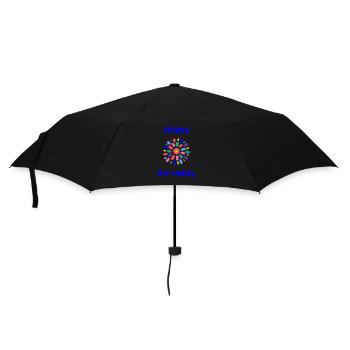 HAPPY BIRTHDAY. HAPPY BIRTHDAY. BIRTHDAY. - Umbrella (small) - black - Front