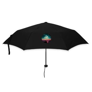 Fantastic world - Umbrella (small) - black - Front