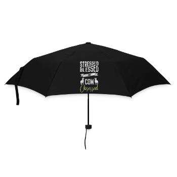 Beef Farmer Sweet Economy - Umbrella (small) - black - Front