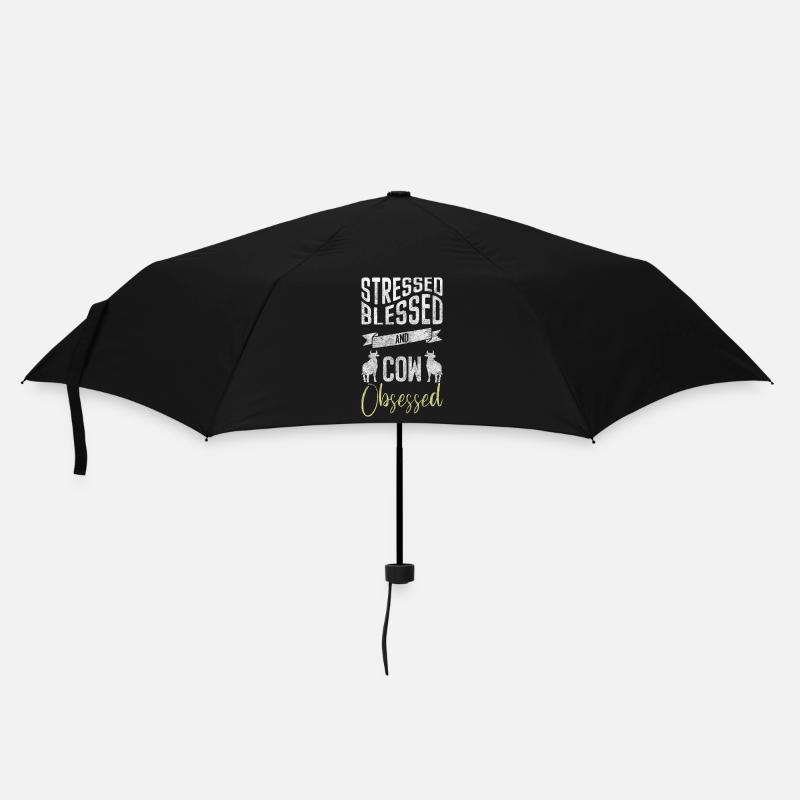 Rind Bauer Süß Wirtschaft - Regenschirm (klein) - Schwarz