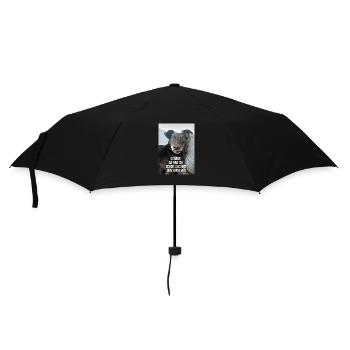 Da hab ich schon was vor - Regenschirm (klein) - Schwarz - Vorne
