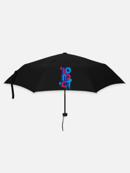 Londres en lettres 3D - Parapluie standard - noir