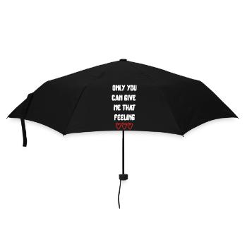 love love Saint-Valentin en amour Dicton anglais - Parapluie standard - noir - Devant