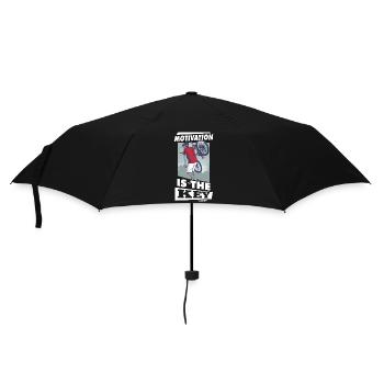 Motivation motivates career Positive gift - Umbrella (small) - black - Front
