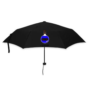 8-Bit Retro Pixel Art Mana Potion - Umbrella (small) - black - Front