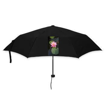 Water lily - Umbrella (small) - black - Front