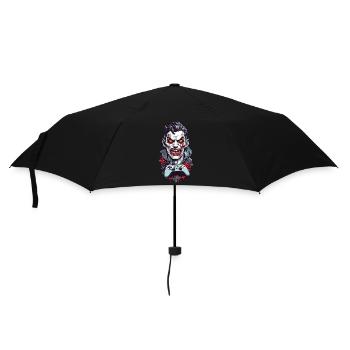 Conception de jeu de joueur d’Halloween effrayante - Parapluie standard - noir - Devant