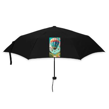 Ballon-Ballon - Regenschirm (klein) - Schwarz - Vorne