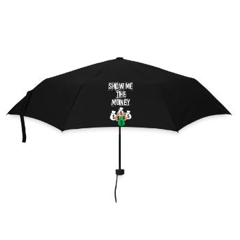 Show Money Design für gut verdienende Berufstätige - Regenschirm (klein) - Schwarz - Vorne