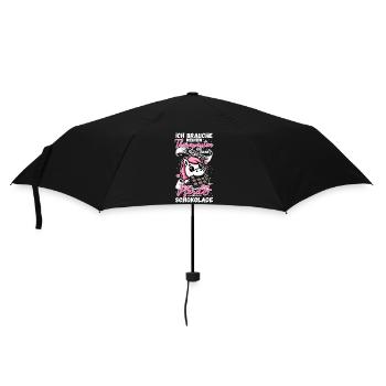 Lustiger Pferde Spruch Therapeut Pferd - Regenschirm (klein) - Schwarz - Vorne