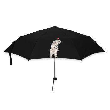 Éléphant Marin Chapeau de Marin - Parapluie standard - noir - Devant