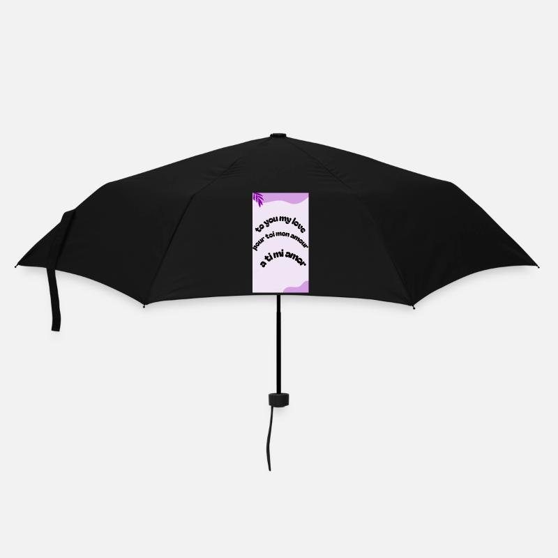 AMOUR GLAMOR - Parapluie standard - noir