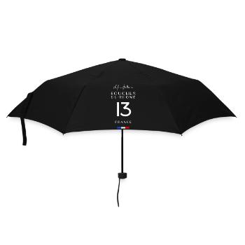 La vie est meilleure à BOUCHES-DU-RHÔNE Numéro 13 - Parapluie standard - noir - Devant