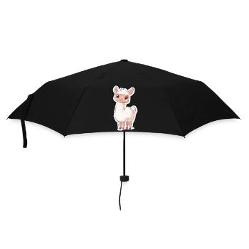 Llama Alpaca Llama Animal Gift - Umbrella (small) - black - Front