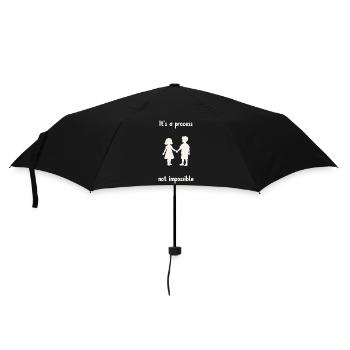 It's not impossible. - Umbrella (small) - black - Front