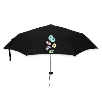 Escalade colorée avec un design de bloc - Parapluie standard - noir - Devant