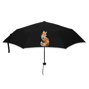 Renard décoratif - Parapluie standard - noir - Devant