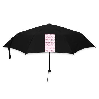 Bouquet de fleurs aquarelles roses - Parapluie standard - noir - Devant