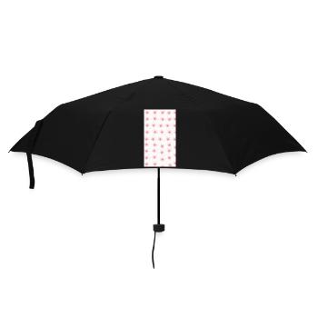 Bouquet de fleurs aquarelles roses - Parapluie standard - noir - Devant