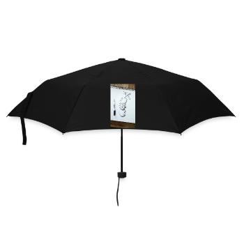 1000140978 - Regenschirm (klein) - Schwarz - Vorne