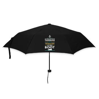 Ich Muss Nur Auf Mein Boot für einen - Regenschirm (klein) - Schwarz - Vorne