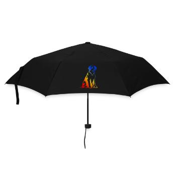 Chien Saint-Bernard - Parapluie standard - noir - Devant
