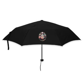 Une interprétation abstraite des œufs de Pâques - Parapluie standard - noir - Devant