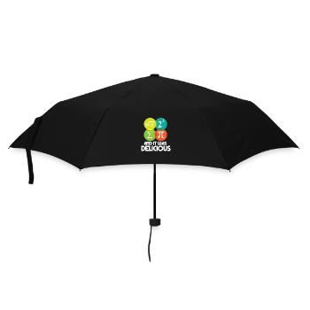 I Ate Some Pie and It Was Delicious Math Pun Pi - Umbrella (small) - black - Front