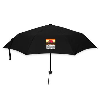 Im Tired of Waking Up and Not Being In Morocco - Umbrella (small) - black - Front